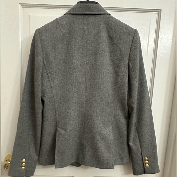 Banana Republic Charcoal Herringbone Wool Blazer - Picture 7 of 16